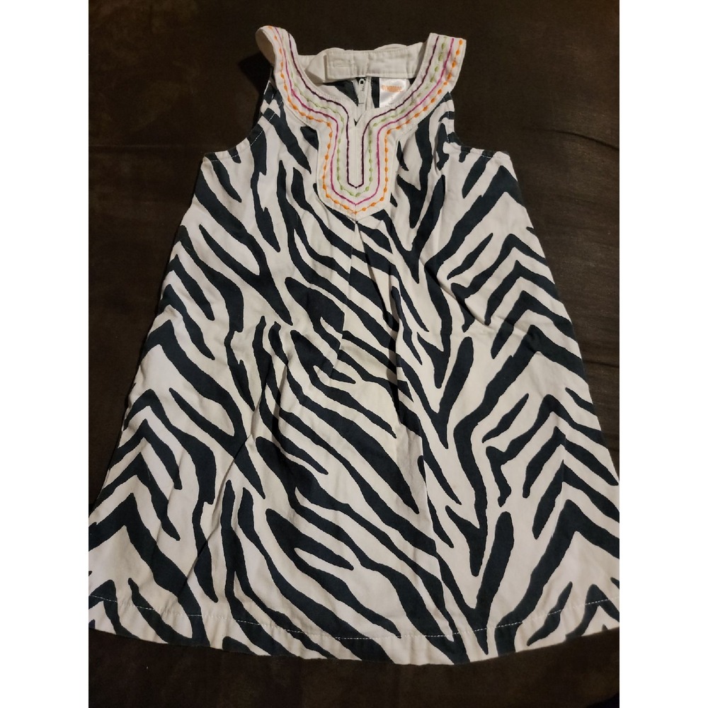 Gymboree wild for‎ zebra dress size 3